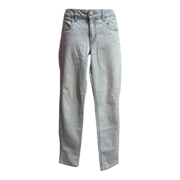 American Eagle Outfitters Light Blue Skinny Super Stretch Jeans Size 10 - Picture 4 of 14